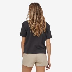 Patagonia Women’s ’73 Skyline Organic Easy Cut Pocket Tee Black