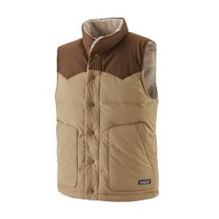 Patagonia Men’s Reversible Bivy Down Vest Classic Tan CSC