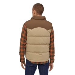 Patagonia Men’s Reversible Bivy Down Vest Classic Tan CSC