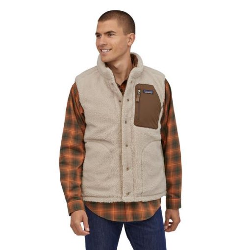 Patagonia Men’s Reversible Bivy Down Vest Classic Tan CSC