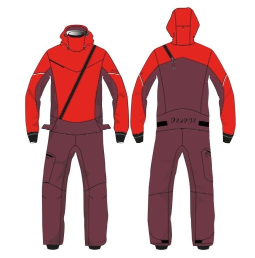 Drydor Quantum Pro Red/Red Climatec SUP suit Hooded