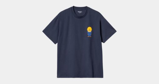 Carhartt WIP S/S Sumimasen T-Shirt Organic Cotton Single Jersey Air Force Blue